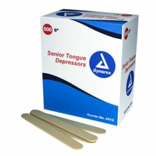 500 pcs Wood 6" Jumbo Popsicle Sticks  Craft Sticks  Tongue Depressors