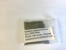 Synthetic Diamond Powder 45Grit, 300/355 micron, 100cts.= 20 Gram