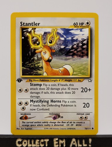 1st Edition Pokémon Neo Genesis Vintage - Free shipping after first card! - Picture 72 of 133