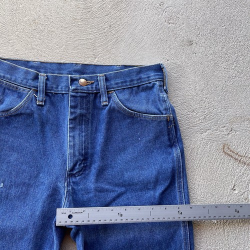 Vintage Wrangler Jeans Mens 28x30 Blue 936 Slim Straight Fit Denim Pants Western - Picture 9 of 14