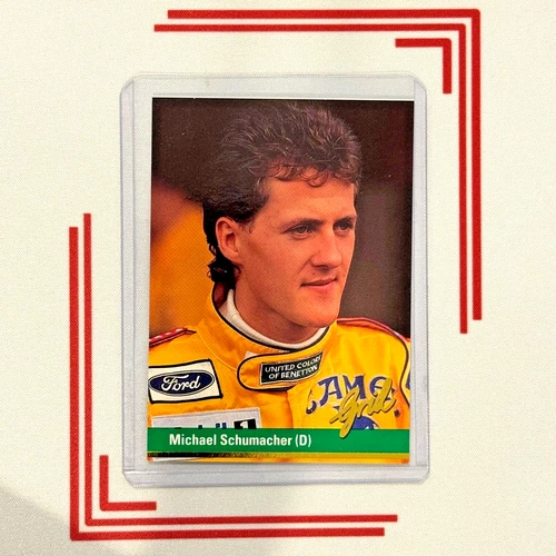 1992 Grid Racing Formula One F1 Michael Schumacher ROOKIE CARD RC #51