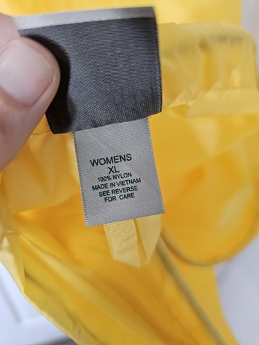 De colección Mujer EMS East Mountain Deportes Chaqueta Impermeable y Pantalón Conjunto XL Amarillo - Imagen 11 de 12