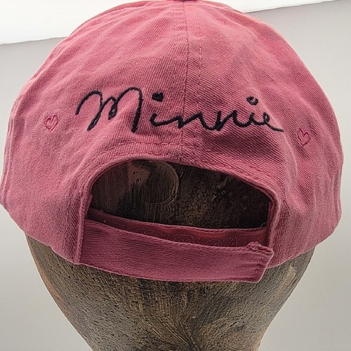 Disney Parks Minnie Mouse Baseball Cap Pink Sequin Accents Kids Hat - Picture 4 of 7