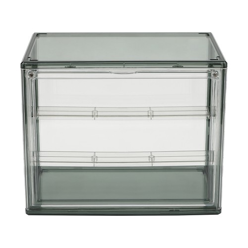 Display Case Bread Box for Kitchen Countertop, 2 Tier PET Display Shelf - Picture 13 of 23