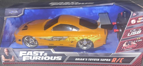 Jada Toys Fast & Furious RC 1995 Toyota Supra Vehicle - Orange 🏁 - Picture 9 of 10