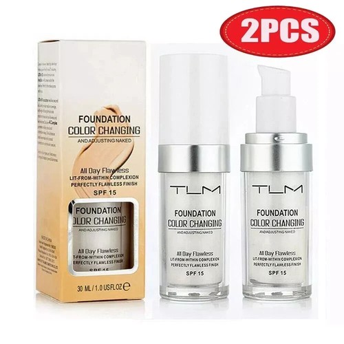 2X TLM Pro Classic Colour Changing Foundation Magic Flawless Concealer Makeup - Picture 2 of 7