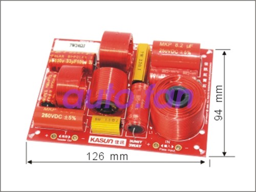 1pc Kasun 200W HIFI Speaker Frequency Divider 3Way Audio Crossover Filter S-368C - Picture 2 of 4