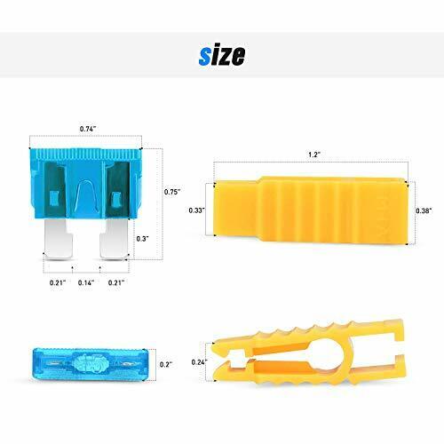 10Pack Nilight inLine Fuse Holder with 120pcs Fuse 5A/7.5A/10A/15A/20A/25A/30A - Picture 6 of 7
