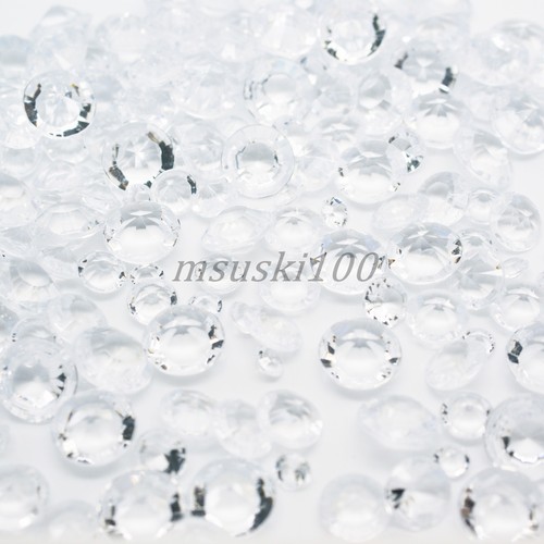 CLEAR WEDDING TOP TABLE SCATTER CRYSTALS DIAMOND CONFETTI PARTY DECORATION - Picture 19 of 20