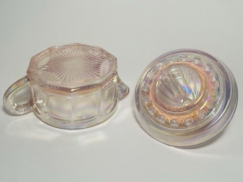 Edna Barnes Vintage Juice Reamer Carnival Glass - Picture 7 of 10