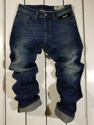 Nova Calça Jeans Masculina Diesel W26 L32 larkee 084XV Regular Reta Stretch Azul Casual | eBay
