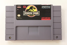 Jurassic Park (Nintendo SNES, 1993) Ocean - Cartridge Only - Tested - US Seller