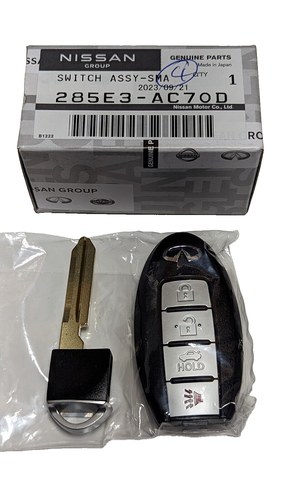 NEW OEM 2005-2007 INFINITI G35 SMART KEYLESS PROXIMITY REMOTE FOB 285E3-AC70D - Picture 3 of 3
