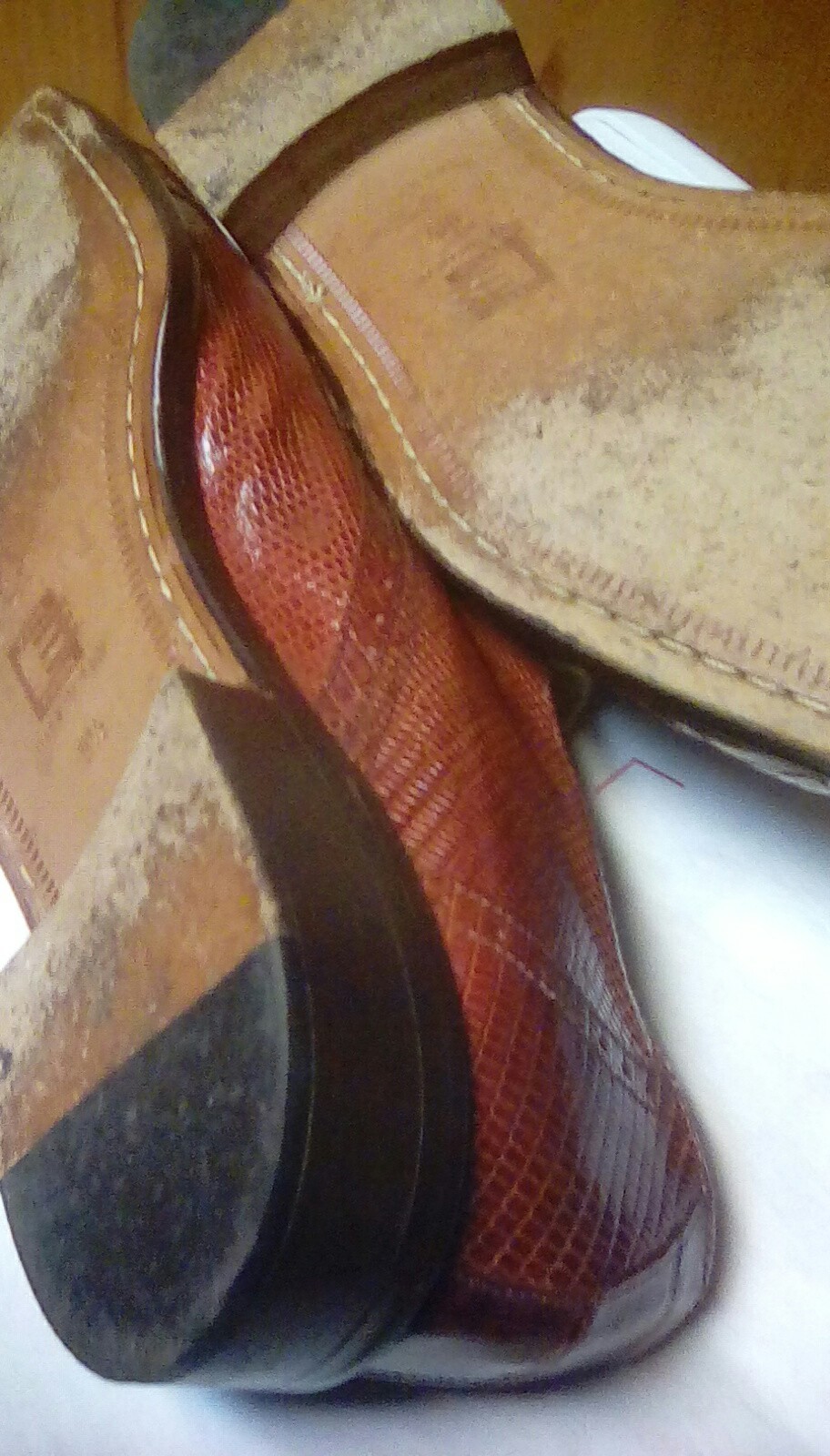 David Eden Eden David Crocodile/Lizard Brown Shoes Sz 9.5 50329f David Eden Eden David Crocodile/Lizard Brown Shoes Sz 9.5 50329f