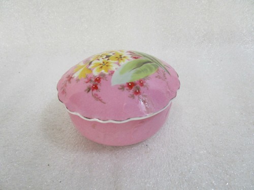 Vintage Carl Teichert Meissen Porcelain Lidded Trinket Pot Dish, Dressing Table  - Foto 5 di 12