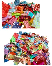 Crazy Quilters Fabulous COTTON Fabric Mix~ Quart Bag Full of a Gr8 Assortment!