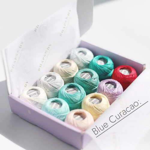 12 Roll / 100% Egyptian Cotton Crochet Thread Set - Picture 53 of 57
