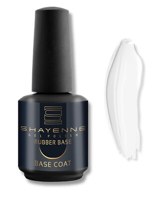 UV Nagellack SHAYENNE Rubber Base Coat 15 ml Shellack Polish Gel Soak Off LED
