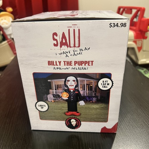 NEW Lionsgate Halloween SAW Billy The Puppet Yard Airblown Inflatable - Picture 4 of 6