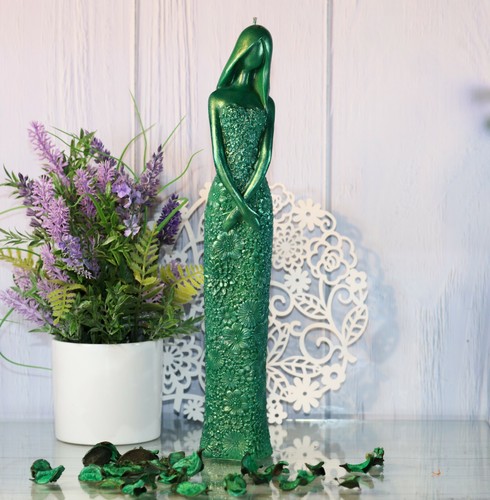 Muttertag Frau Kerze Wachs Lady Woman Kerzenfigur Handmade - Bild 13 von 14