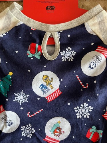 Disney Parks Star Wars Christmas Dog Pet Apparel PET TEE Shirt PJ Size XS NWT - Picture 8 of 15
