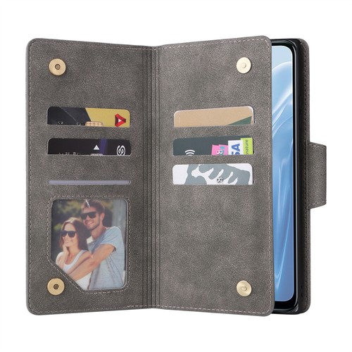 For Oneplus Nord N300 Nord 10 Pro 9 Pro Magnetic Flip Leather Zipper Wallet Case - Picture 34 of 52