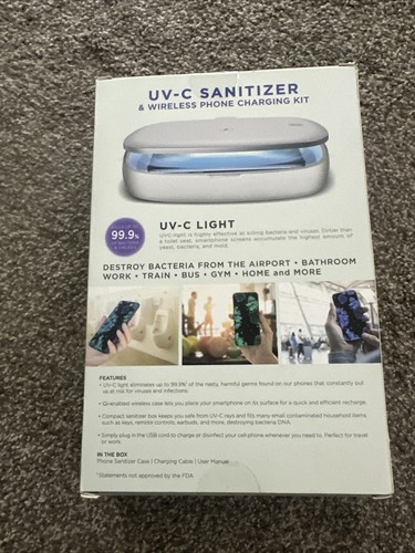 UV-C Sanitizer & Wireless Phone Charging Kit  - Picture 2 of 4