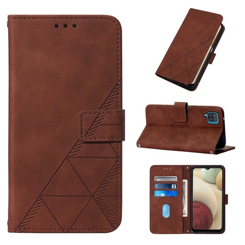 Case For Samsung Galaxy A12 Leather Phone Protector Multifunctional Flip Cover - Picture 2 of 7
