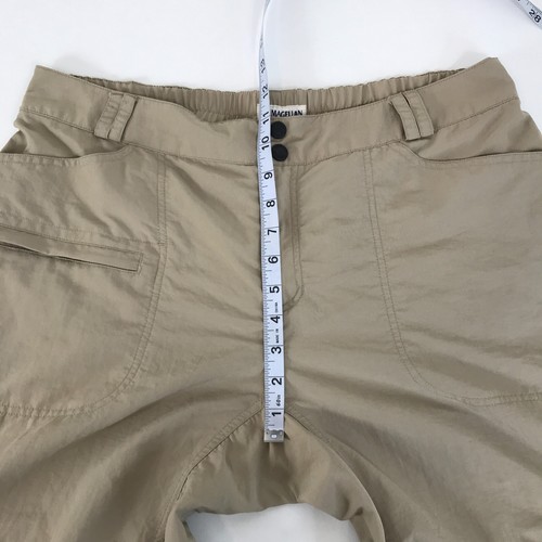 Pantaloni cargo convertibili Magellan outdoor uomo taglia XL marroni tasche outdoor - Foto 9 di 13