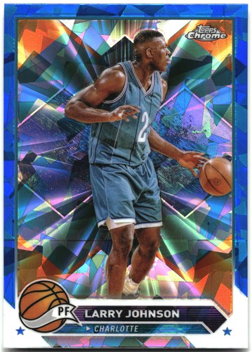 2023-24 Topps Chrome Sapphire #32 Larry Johnson - Picture 1 of 2