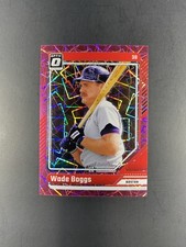 2024 Panini Donruss Optic #51 Wade Boggs Pink Velocity Prizm /79 Boston Red Sox