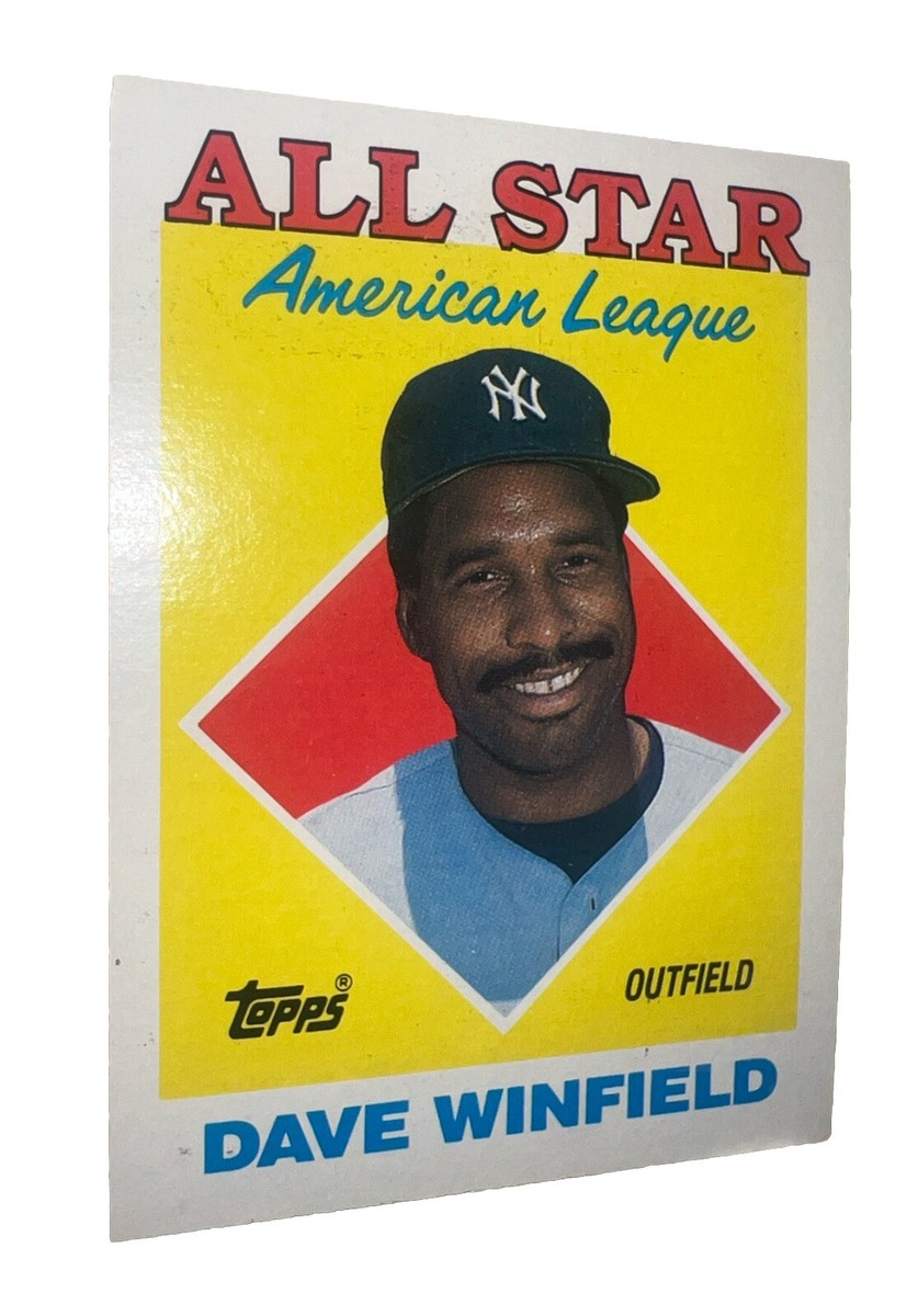 1988 Topps - All Star #392 Dave Winfield Baseball Card. Yankees