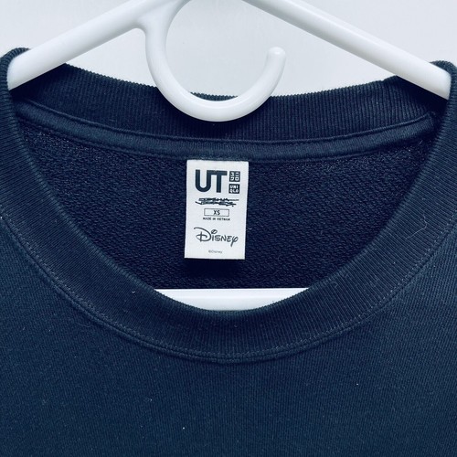 Disney Women’s Black Mickey Mouse Long Sleeve Sweatshirt Size XS - Picture 4 of 9