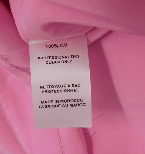 New Chloe Colette Pink Fuchsia Pants sz L - Picture 2 of 3