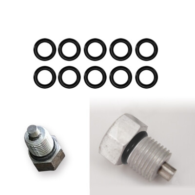 #ad 10X Twin Cam Oil Drain Plug Bolt O Rings Fit For Touring FLHT Softail Dyna XL $9.39