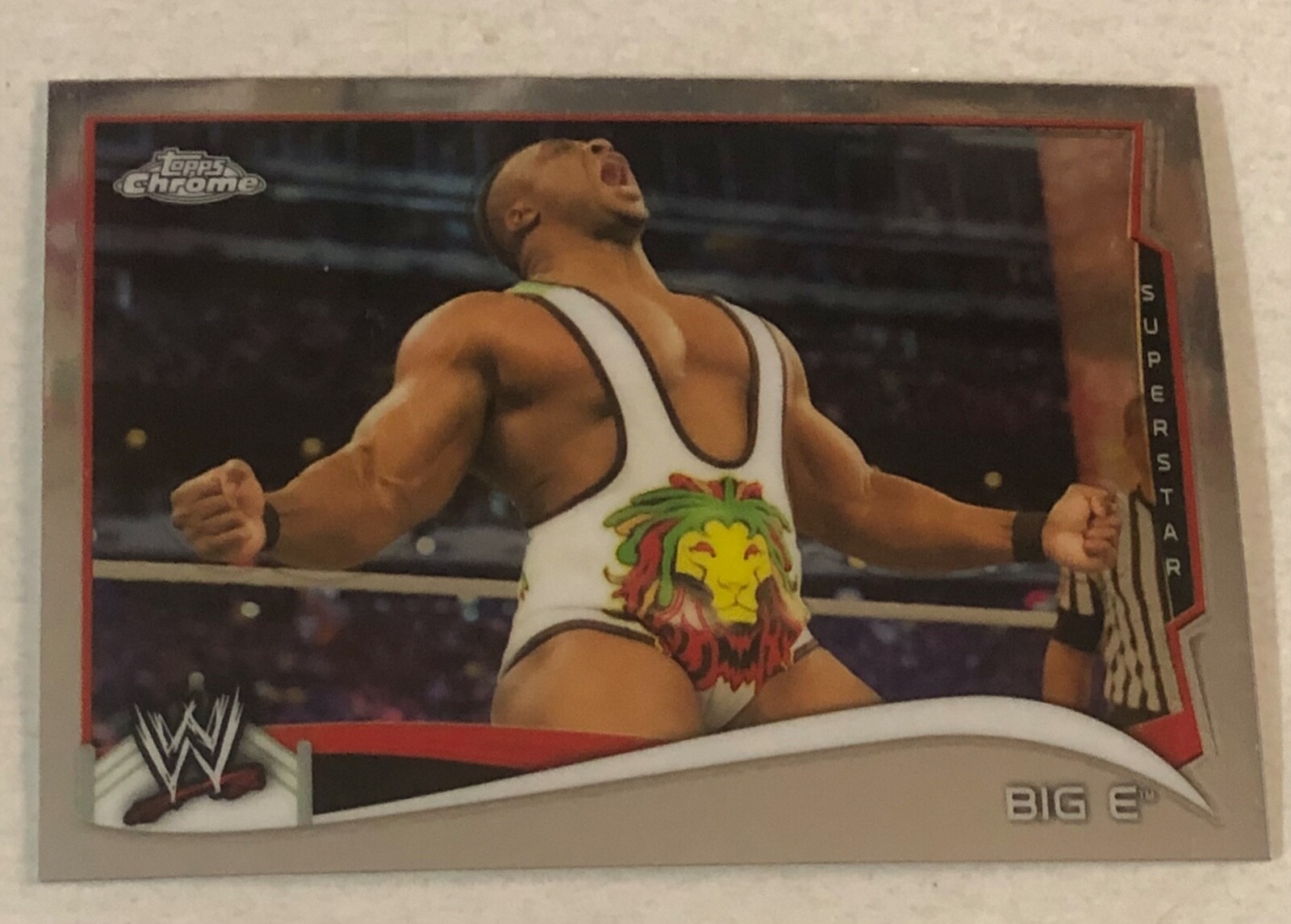 Big E WWE Topps Chrome Wrestling Trading Card 2014 #3