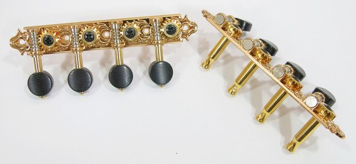 Ratio 1/18 A Style Mandoline Mandola vergoldet Maschinenkopf Stimmgerät Wirbelschlüssel 536G - Bild 5 von 9