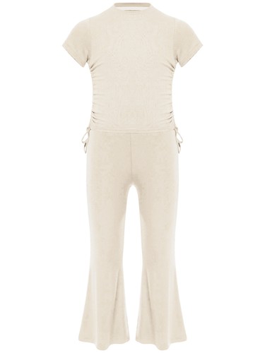 Girls Sets Fitness Two Piece Holiday Outfits Cycling Sweatsuits Summer Jogging - Picture 26 of 116