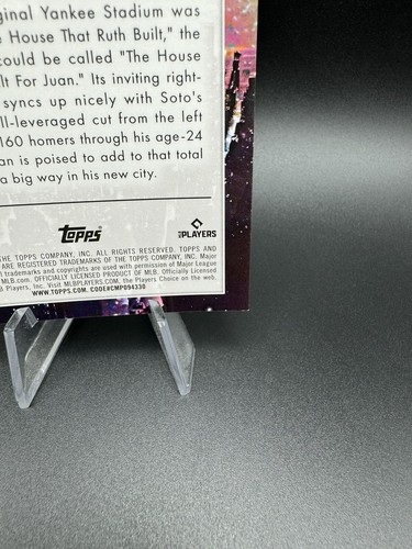 2024 Topps Chrome Juan Soto Swinging for the Stars Fanatics Fest Exclusive JB2 - Picture 10 of 10