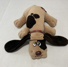 Tonka Pound Puppies 18" Tan Brown Spotted Dog  Collar Plush 1985 Vintage