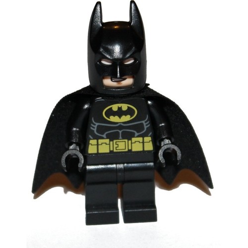 Lego 6863 6864 Batman Minifigure Black Suit with Yellow Belt NEW D14 - Picture 2 of 4