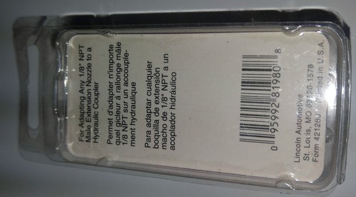 LINCOLN 81980 GREASE GUN LOCKING SLEEVE ADAPTER  - Bild 4 von 7