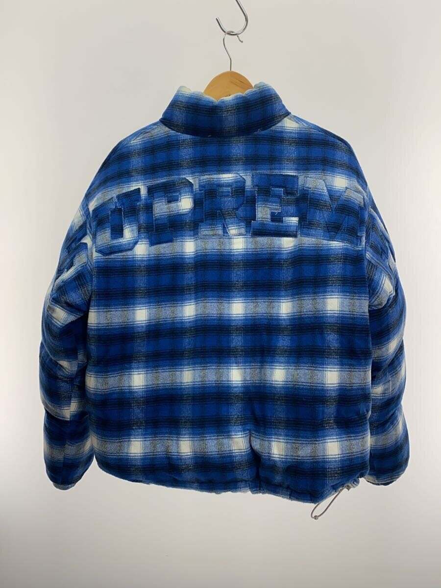 Supreme Flannel Reversible Puffer Jacket blue S Used | eBay Supreme Flannel Reversible Puffer Jacket blue S Used | eBay
