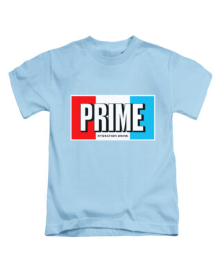 Prime Kinder T-Shirt KSI Logan Paul Hydration Energy Jungen Mädchen (bunt)