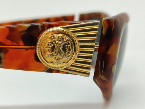 FENDI Vintage Womens Sunglasses With Logo Amber Tortoise Y2k Made In Italy FS310 - Picture 9 of 24