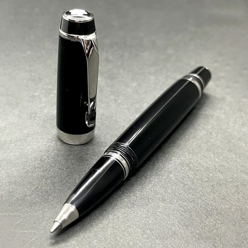 MONTBLANC BOHEME ONYX NOIR PLATINUM LINE ROLLERBALL RARE! - Picture 4 of 5