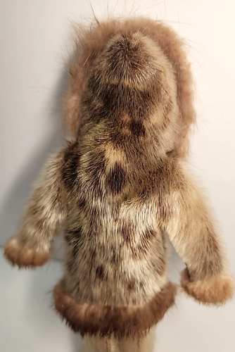 70er Anna Kung Wrak Eskimo Holzkopf Toksook Bay Alaska Fell Puppe Leser Magazin - Bild 7 von 14