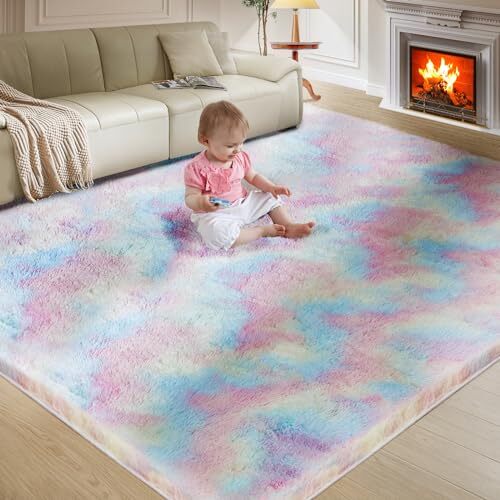 Ultra Soft Rug for Living Room, 4X6 Fluffy Shag Area Assorted Colors , Sizes - Picture 63 of 108