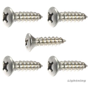 #6 x 1 Phillips Flat Head Wood Screws 316 Marine Stainless Steel Qty 100 #6 x 1 Phillips Flat Head Wood Screws 316 Marine Stainless Steel Qty 100