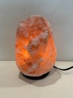 Himalayan Glow Natural Pink Salt Lamp w/Wooden Base, 10" Tall, 7" Widest